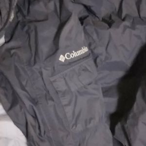 Columbia dark blue rain jacket